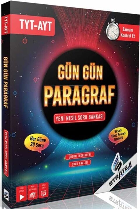 Strateji Yayınları Tyt Ayt Gün Gün Paragraf Soru Bankası