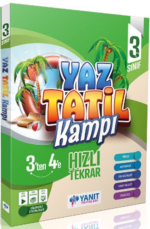 Yanıt Yayınları 3. Sınıf Yaz Tatil Kamp Kitabı