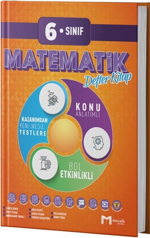 Mozaik Yayınları 6. Sınıf Defter Matematik