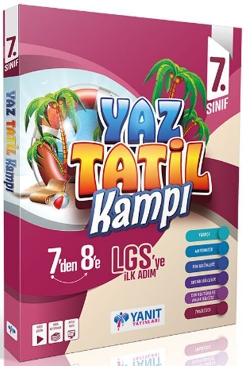 Yanıt Yayınları 7. Sınıf Yaz Tatil Kamp Kitabı