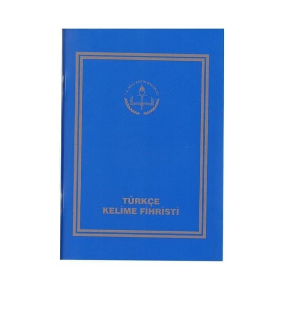 Türkçe Kelime Fihristi 14X20 56 Yp.