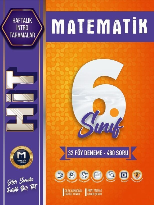 Mozaik Yayınları 6. Sınıf Hit 32 Lı Deneme Matematik