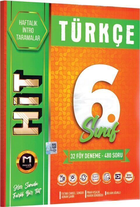 Mozaik Yayınları 6. Sınıf Hit 32 Li Deneme Türkçe