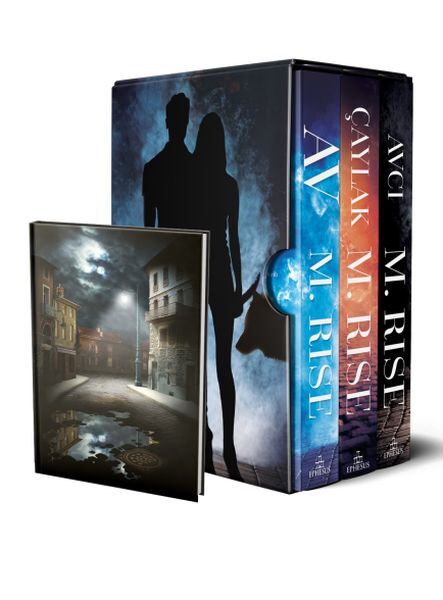 Av Serisi Kutulu Set 3 Kitap Takım Özel Defter Hediyeli Ciltsiz