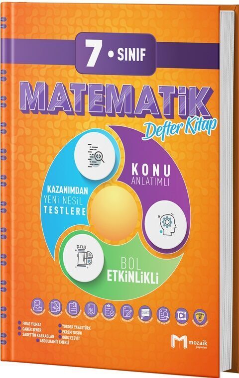 Mozaik Yayınları 7. Sınıf Matematik İntro Defter