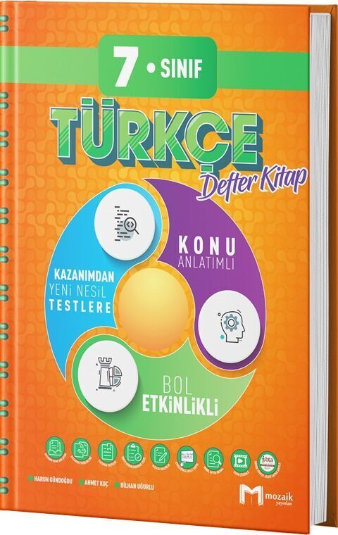 Mozaik Yayınları 7. Sınıf Defter Türkçe