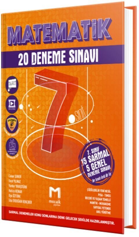 Mozaik Yayınları 7. Sınıf Deneme 20Li Matematik