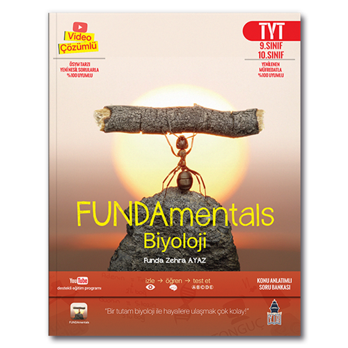 FUNDAmentals Biyoloji TYT Konu Anlatımlı Soru Bankası