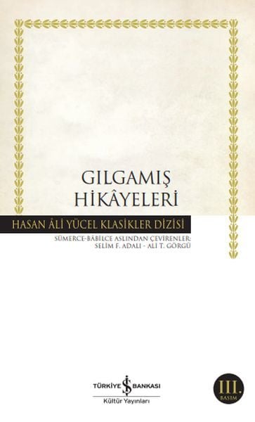 GILGAMIŞ HİKAYELERİ (K.KAPAK)