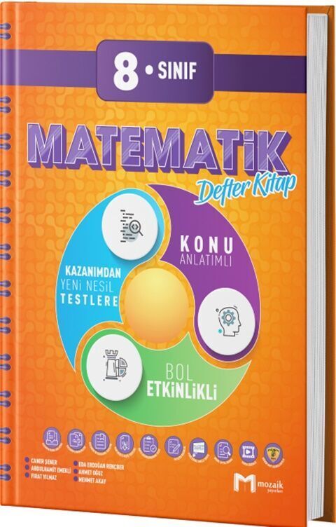 Mozaik Yayınları 8. Sınıf Defter Matematik