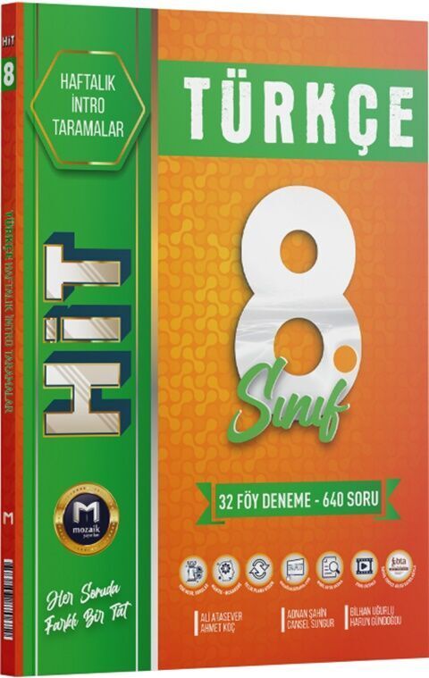 Mozaik Yayınları 8. Sınıf Hit 32 Li Deneme Türkçe