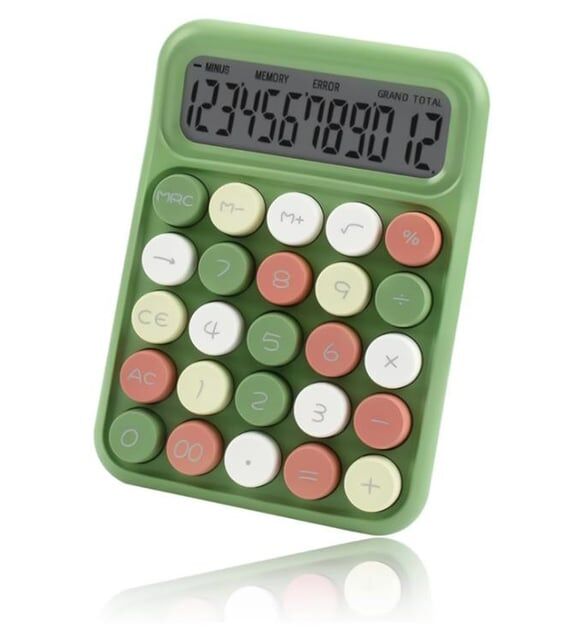 Runzon Renkli Elektronik Hesap Makinesi Yeşil