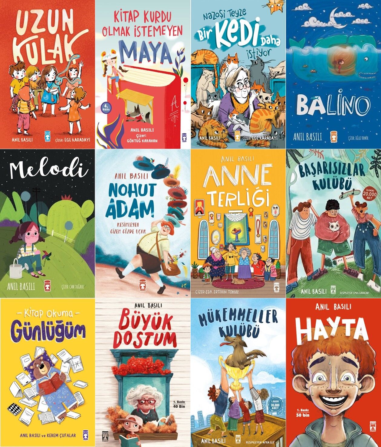 Anıl Basılı Timaş Seti 12 Kitap