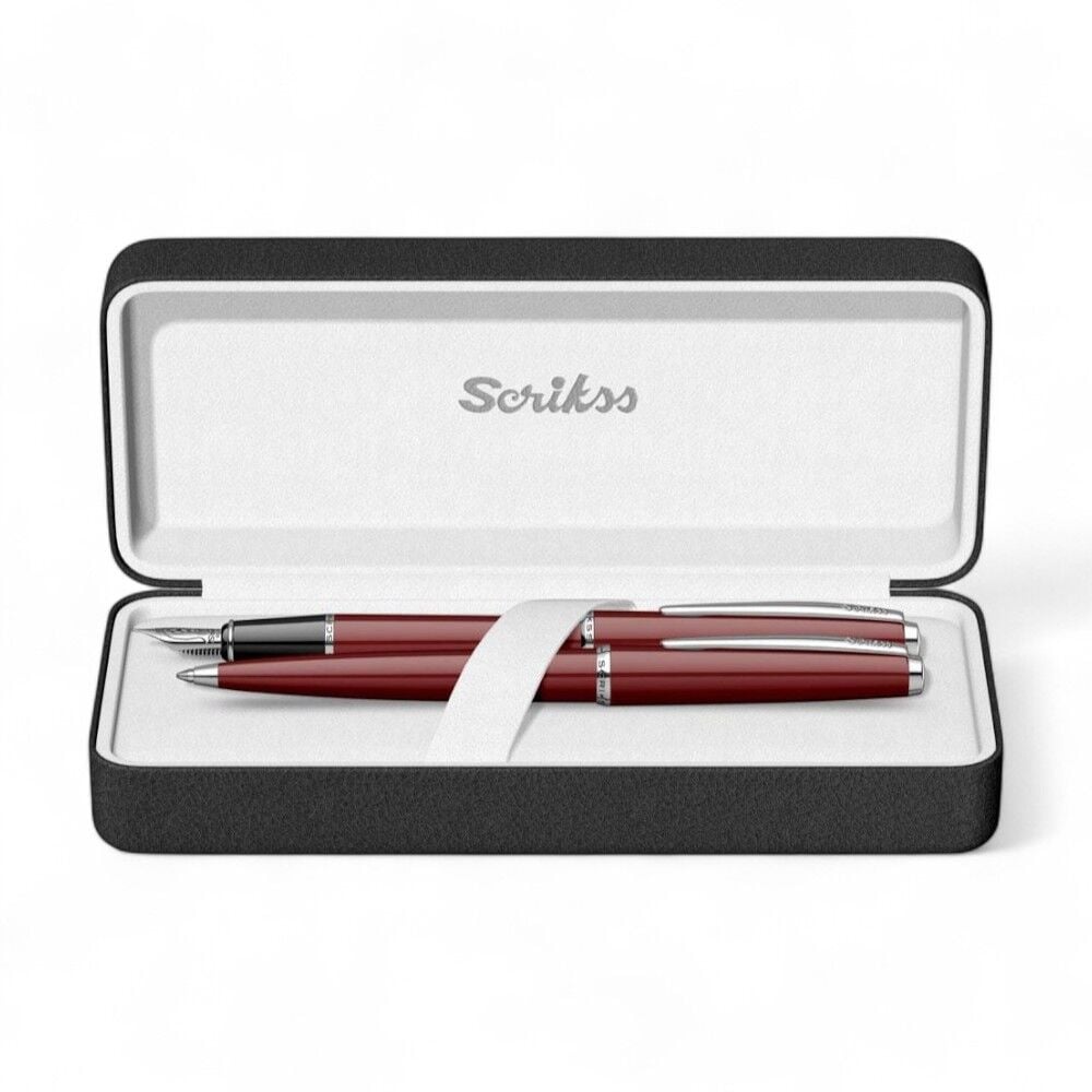 Scrikss 33 Dolmakalem + Tükenmez Takım Bordo