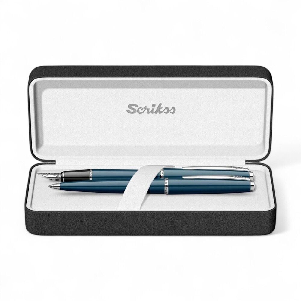Scrikss 33 Dolmakalem + Tükenmez Takım Lacivert