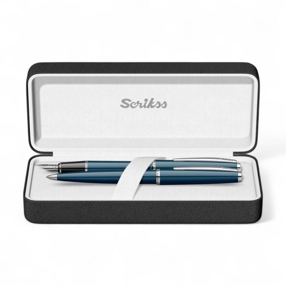 Scrikss 33 Dolmakalem + Tükenmez Takım Lacivert