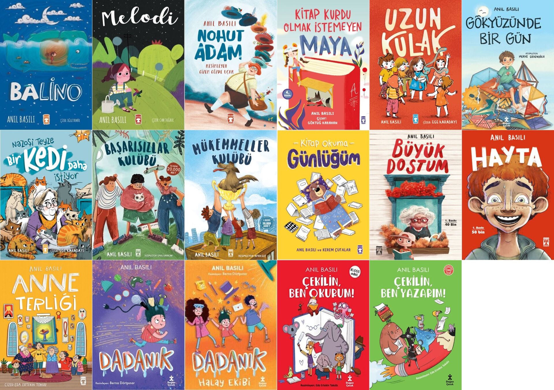Anıl Basılı Okuma Seti 17 Kitap