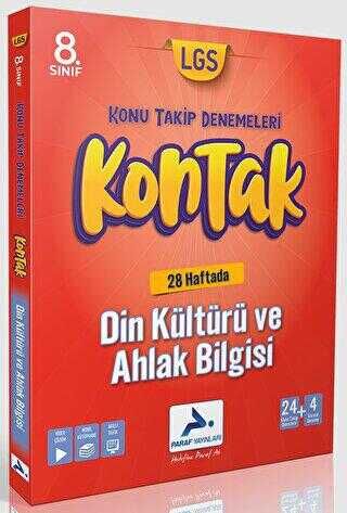 Paraf Yayınları 8. Sınıf Din Kültürü 36 Lı Kontak Deneme (Konu Takip Denemeleri)