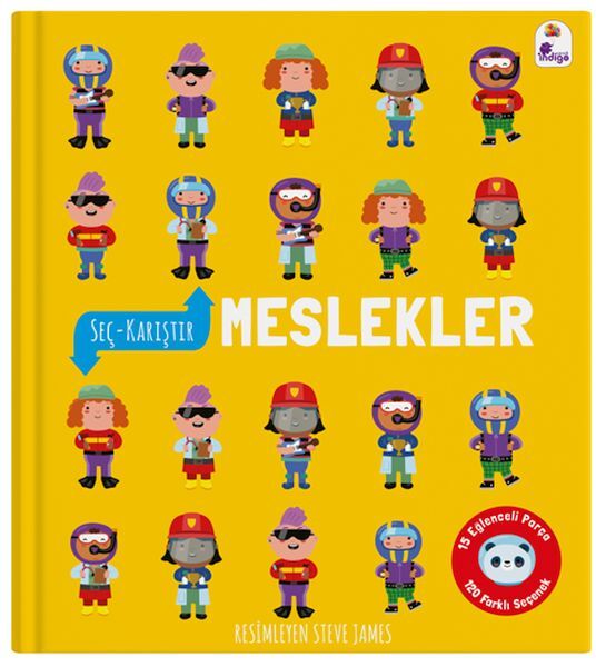 Seç – Karıştır Meslekler 15 Eğlenceli Parça, 120 Farklı Seçenek