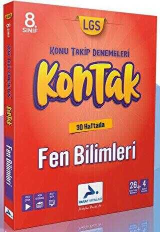 Paraf Yayınları 8. Sınıf Fen Bil. 36 Lı Kontak Deneme (Konu Takip Denemeleri)