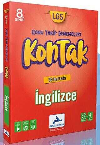 Paraf Yayınları 8. Sınıf İngilizce 36 Lı Kontak Deneme (Konu Takip Denemeleri)