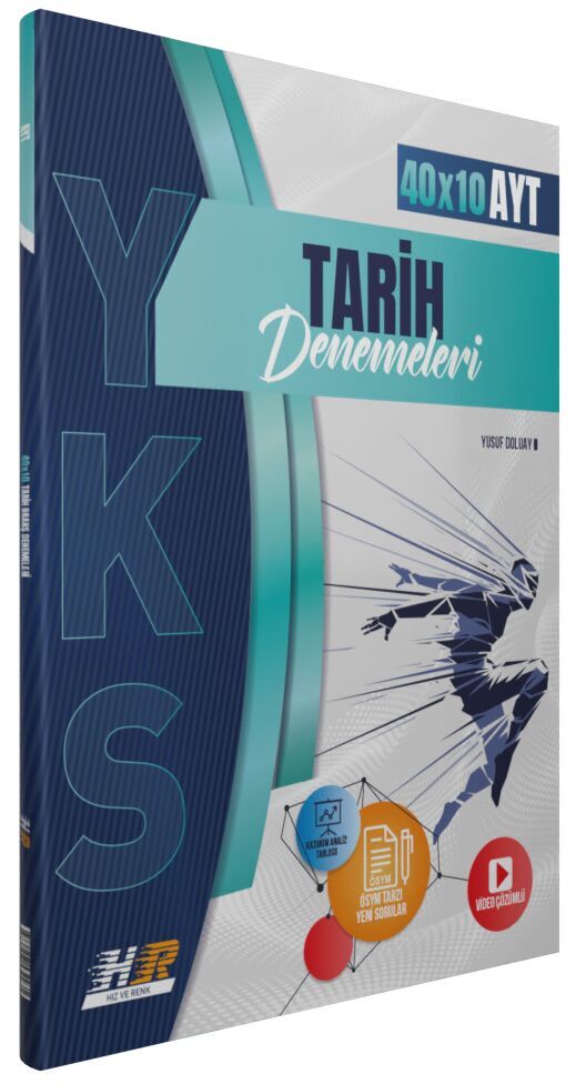 Hız Ve Renk Yayınları Ayt Deneme Tarih (40*10)
