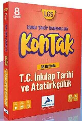Paraf Yayınları 8. Sınıf İnkılap Tar 36 Lı Kontak Deneme (Konu Takip Denemeleri)