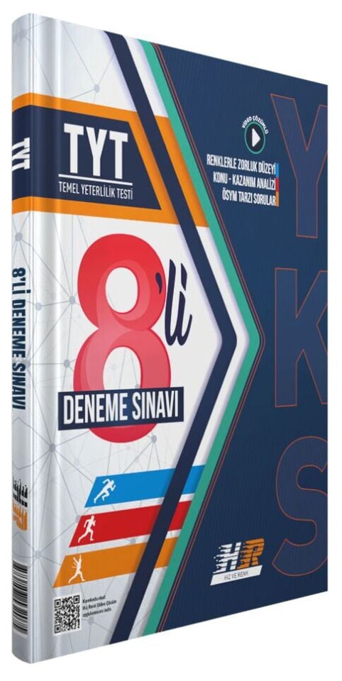 Hız Ve Renk Yayınları Tyt Deneme 8 Li Video Çözümlü