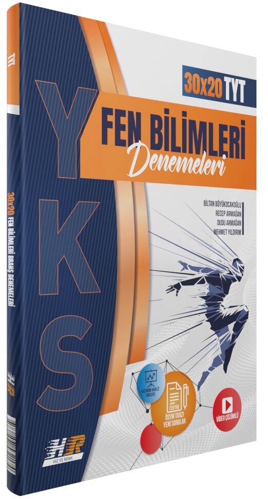 Hız Ve Renk Yayınları Tyt Deneme Fen Bil. (30*20)