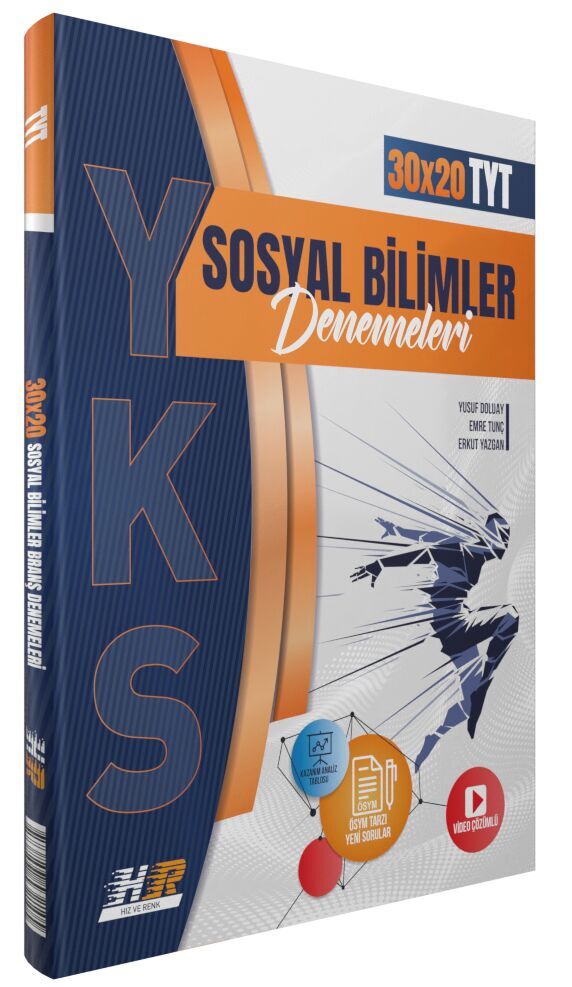 Hız Ve Renk Yayınları Tyt Deneme Sosyal Blm (30*20)