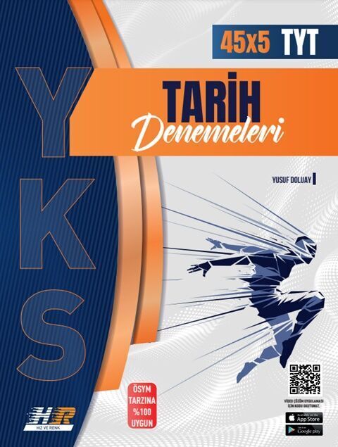 Hız Ve Renk Yayınları Tyt Deneme Tarih (5*40)