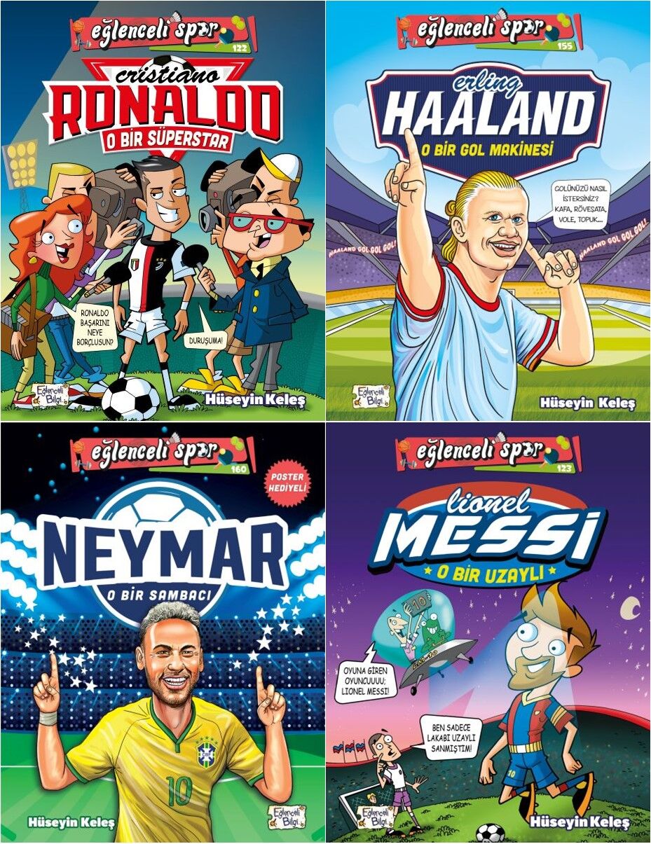 Dört Büyük Gol Makinesi Okuma Seti
