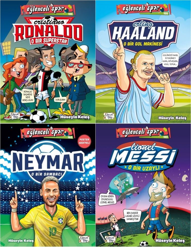Dört Büyük Gol Makinesi Okuma Seti