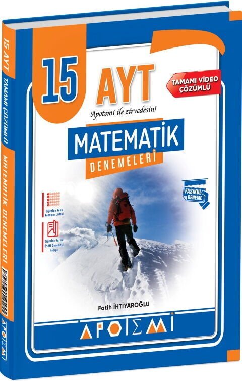 Apotemi Yayınları Ayt Deneme 15 Li Matematik