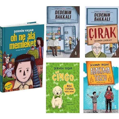 Şermin Yaşar 5 li Set (Dedemin Bakkalı, Dedemin Bakkalı Çırak, Abartma Tozu, Oh Ne Ala Memleket, Cingo )