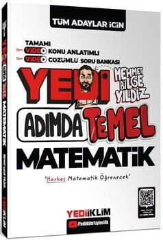Yediiklim Yedi Adımda Temel Matematik+Problemler ve Sayısal Mantık+Konu+Soru Bankası