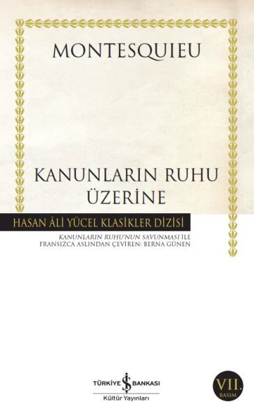 KANUNLARIN RUHU ÜZERİNE (K.KAPAK)