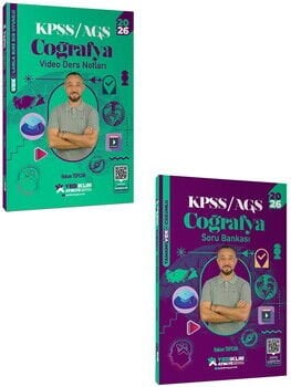 Yediiklim 2026 KPSS Atölye Serisi Genel Kültür Coğrafya Video Ders Notları ve Soru Bankası Seti