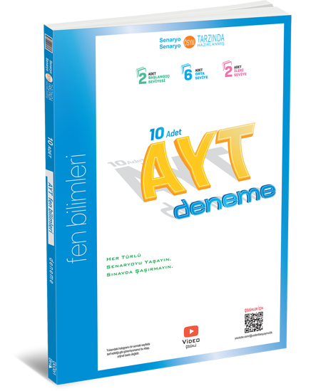 345 - AYT 10 lu Fen Bilimleri Deneme - GÜNCEL BASKI