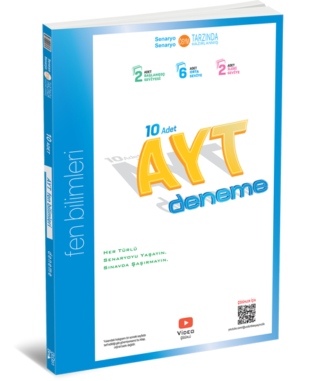345 - AYT 10 lu Fen Bilimleri Deneme - GÜNCEL BASKI