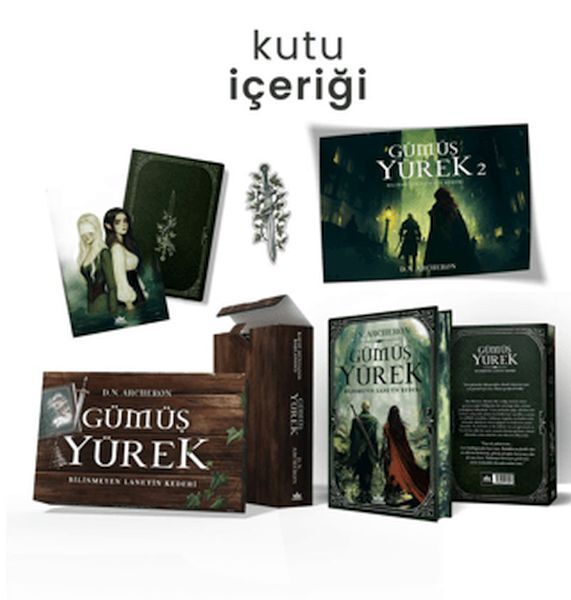 Gümüş Yürek 2 Bilinmeyen Lanetin Kederi Özel Kutulu Set Ciltli