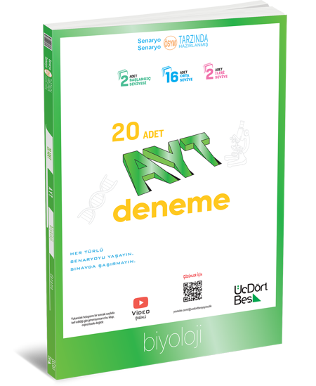 345 - AYT 20 li Biyoloji Deneme - GÜNCEL BASKI