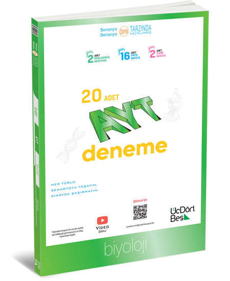 345 - AYT 20 li Biyoloji Deneme - GÜNCEL BASKI