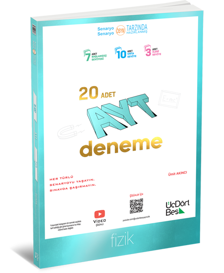 345 - AYT 20 li Fizik Deneme - GÜNCEL BASKI