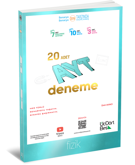345 - AYT 20 li Fizik Deneme - GÜNCEL BASKI