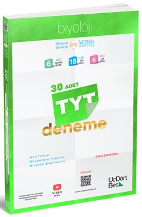 345 Yayınları TYT Biyoloji 30'lu Deneme