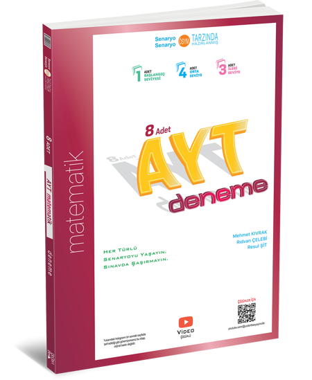 345 - AYT 8 li Matematik Deneme - GÜNCEL BASKI