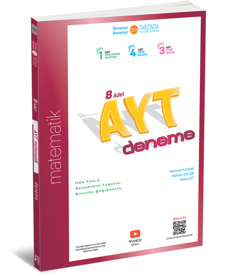 345 - AYT 8 li Matematik Deneme - GÜNCEL BASKI
