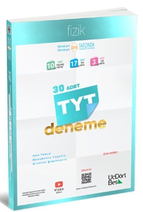 345 Yayınları TYT Fizik 30'lu Deneme