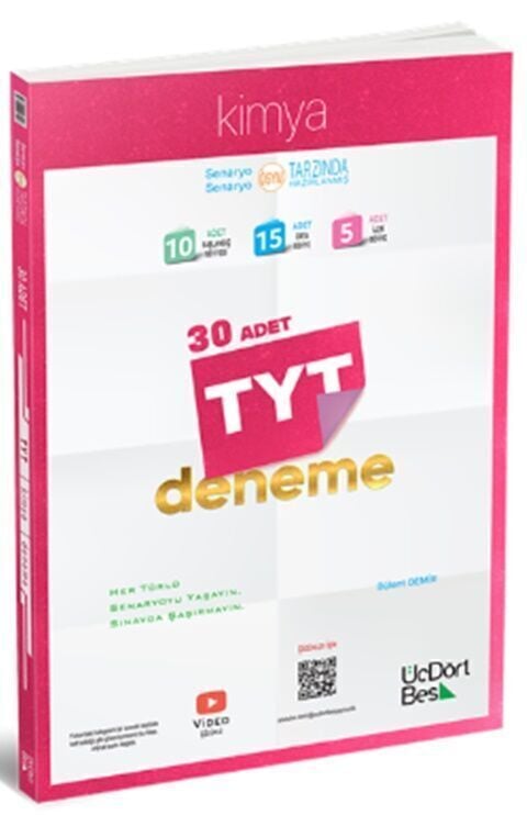 345 Yayınları TYT Kimya 30'lu Deneme